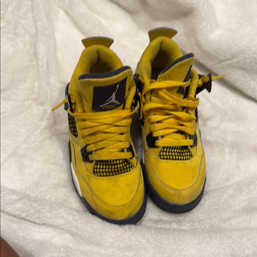 Kids Yellow Jordan Sneakers